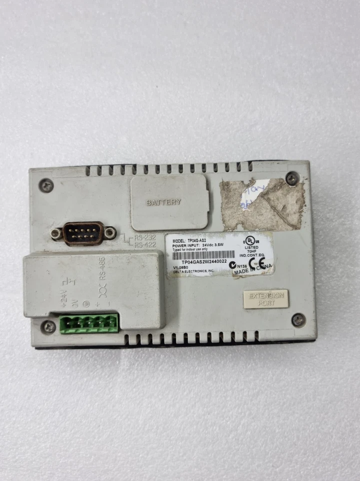 DELTA TP04 TP04G-AS2 24VDC HMI TP04G-AS2